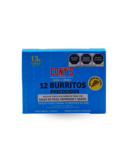 Burritos Conys de Pizza