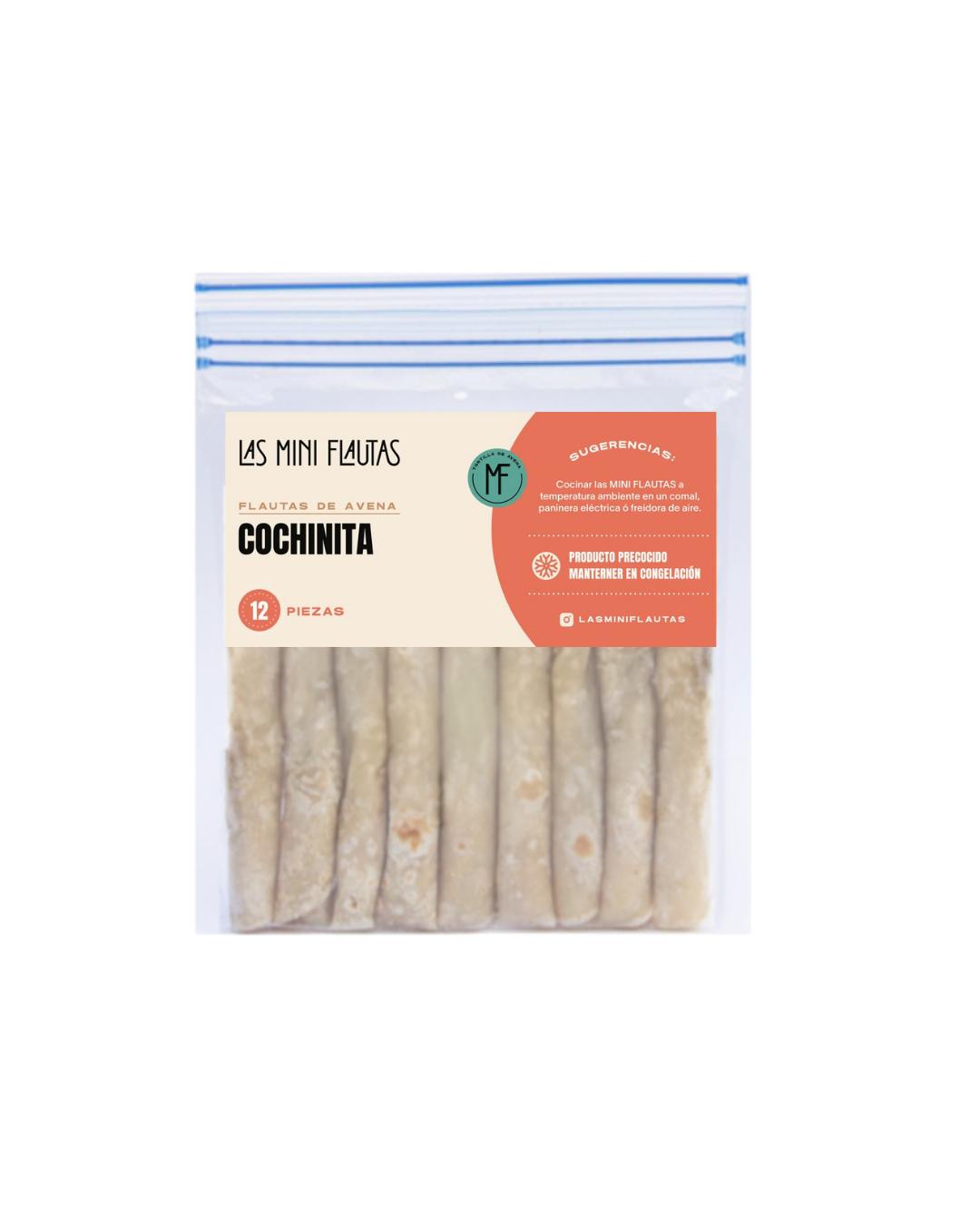 Miniflautas De Avena De Cochinita