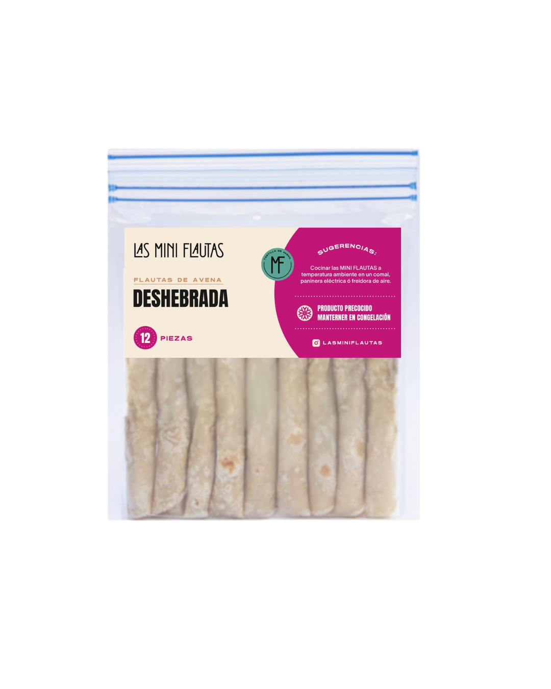 Miniflautas De Avena De Deshebrada